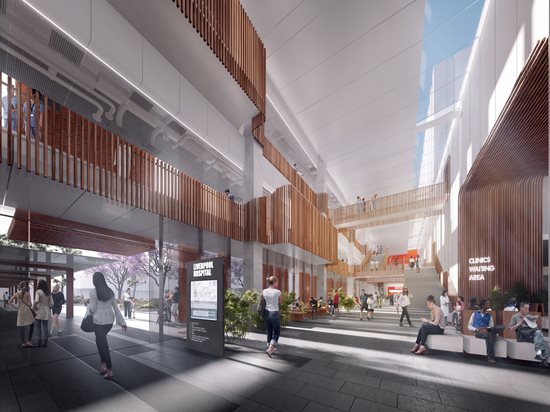 Artist impression of the future concourse